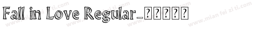Fall in Love Regular字体转换